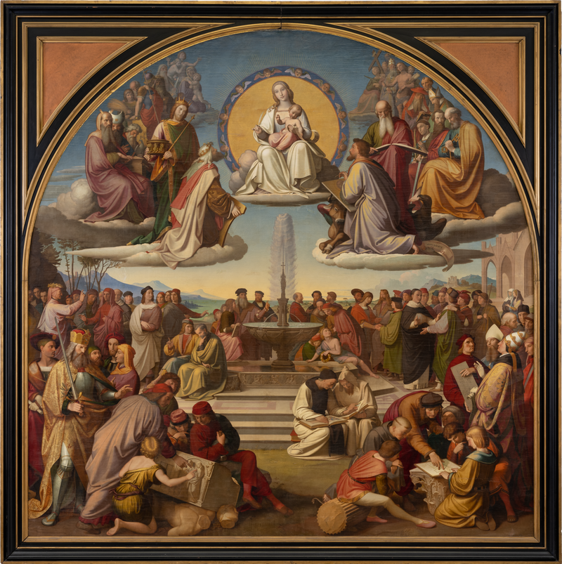 Religionens triumf i kunsten - Johann Friedrich Overbeck