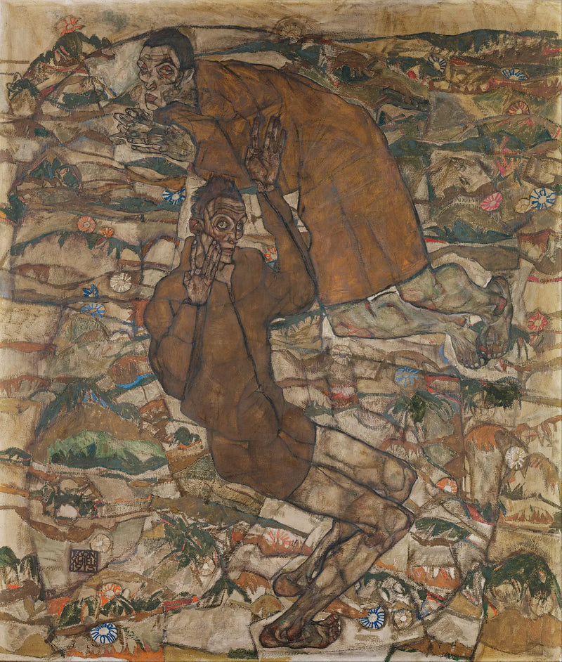 Svæven (Den Blinde II) - Egon Schiele