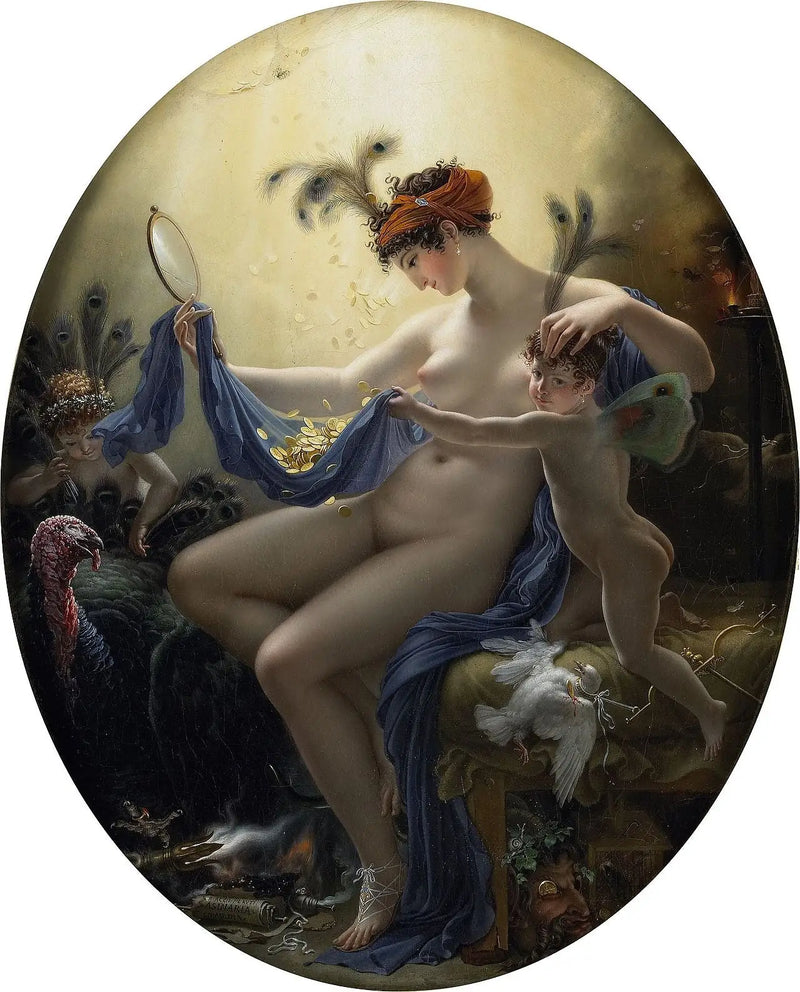 Frøken Lange og Danaé - Anne-Louis Girodet