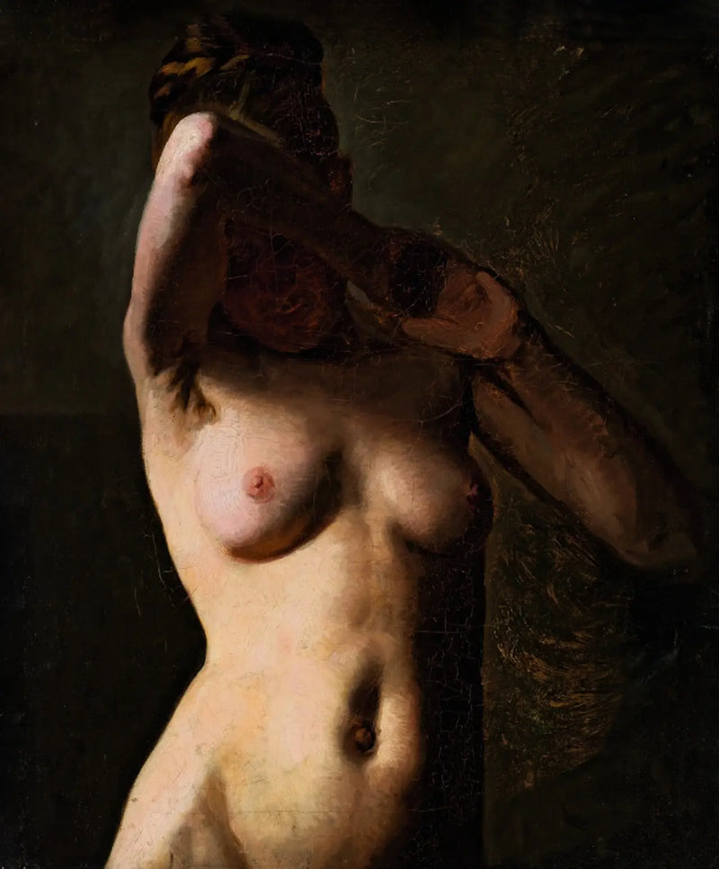 Kvindemodel. Halvfigur - Peder Severin Krøyer