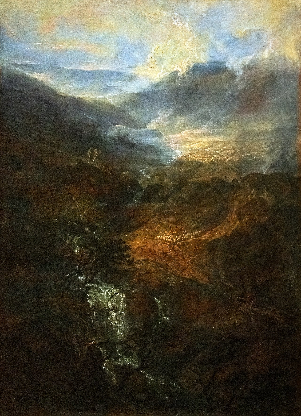 Morgen blandt Coniston Fells, Cumberland - J. M. W. Turner