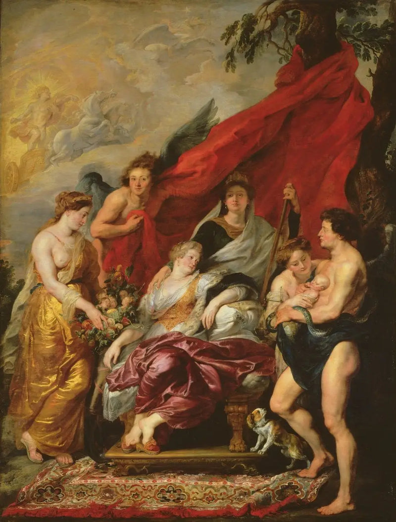 Louis XIII's Fødsels - Peter Paul Rubens