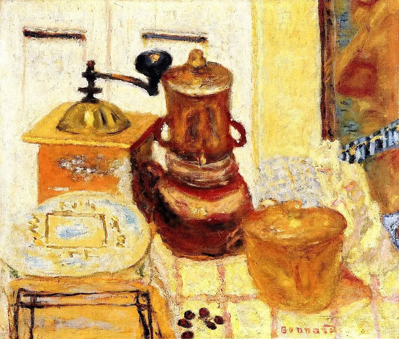 Stilleben: kaffekværnen - Pierre Bonnard