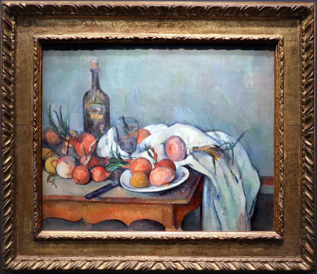 Stilleben med løg - Paul Cézanne