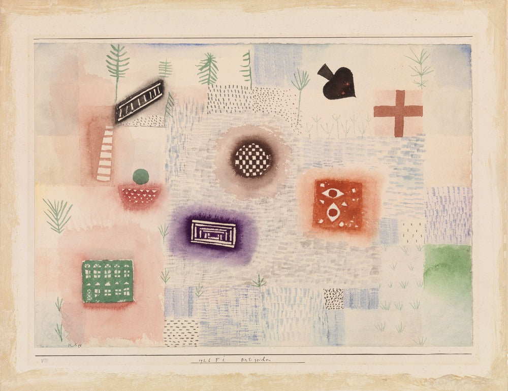 Lokalisationspaneler (Ort-Zeichen) - Paul Klee