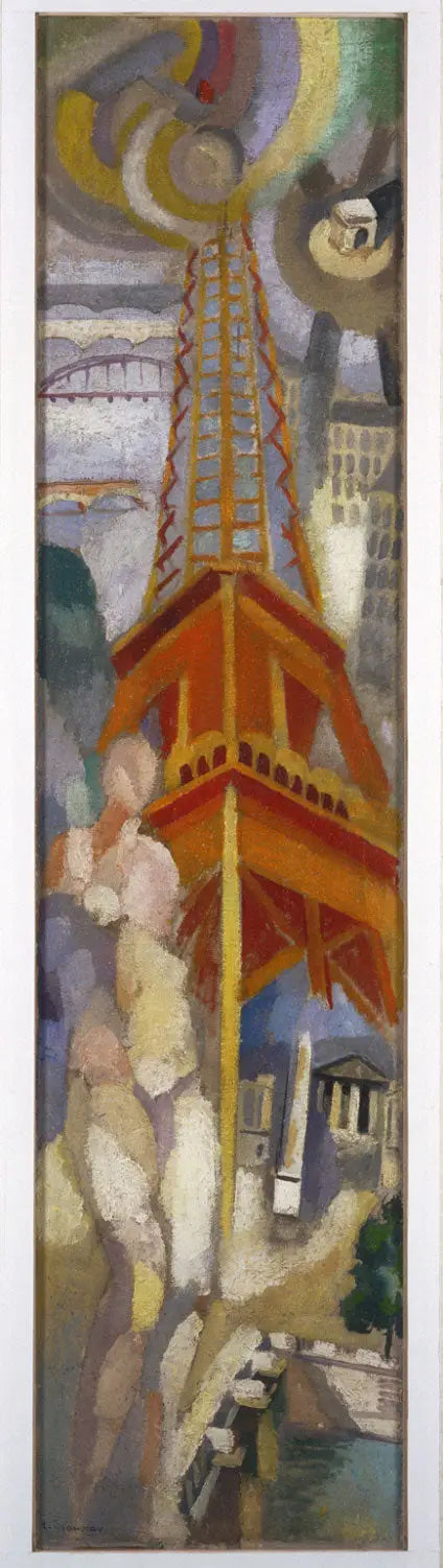Paris, Kvinde og Eiffeltårnet - Robert Delaunay
