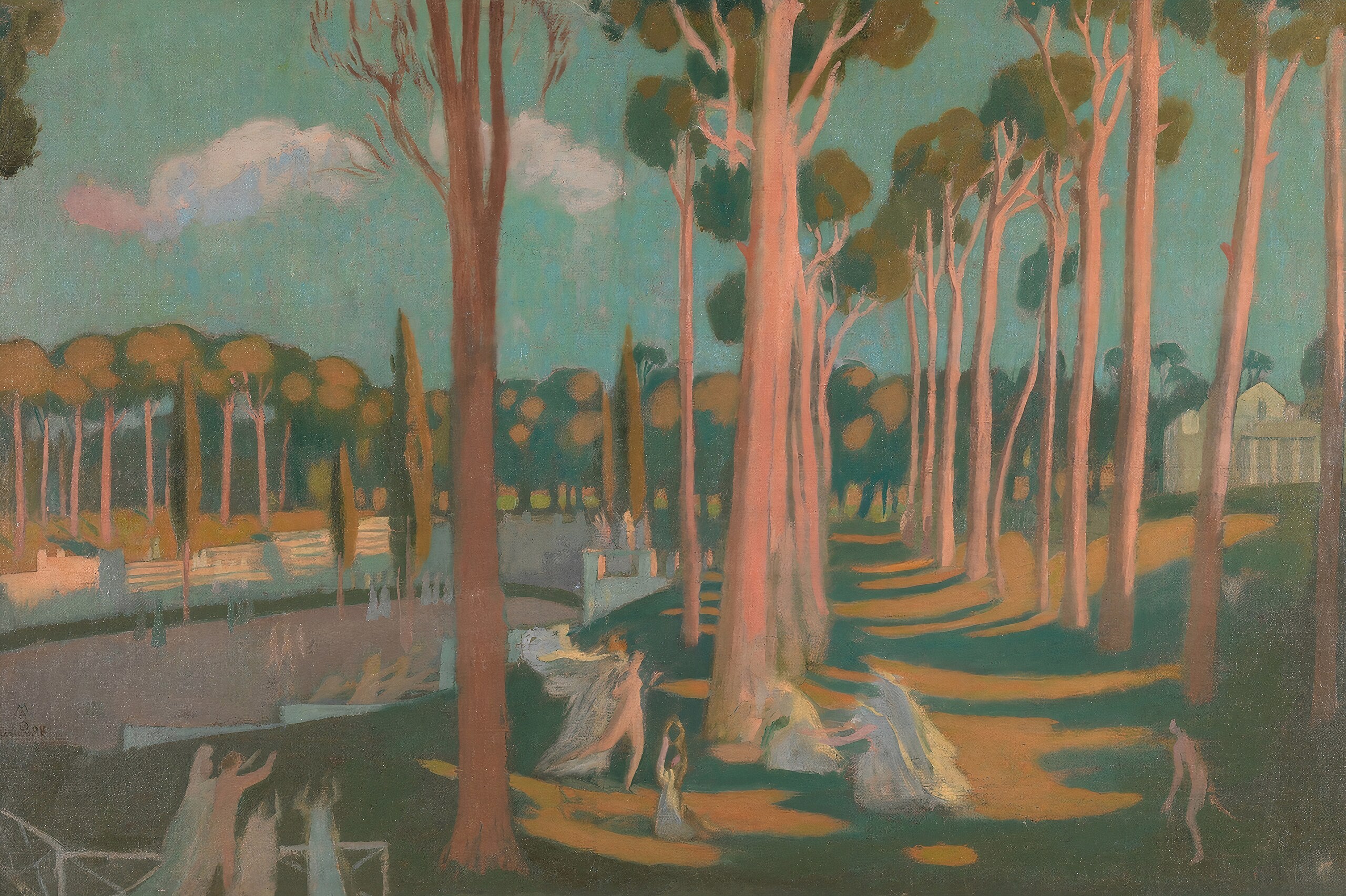 Paysage classique avec personnages - Maurice Denis - Alpha Reproduction