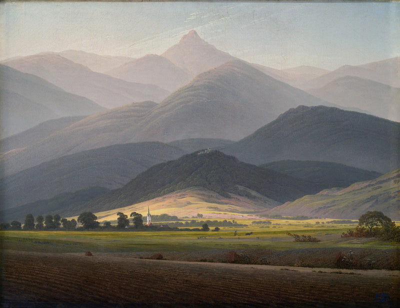 Bjerglandskab - Caspar David Friedrich