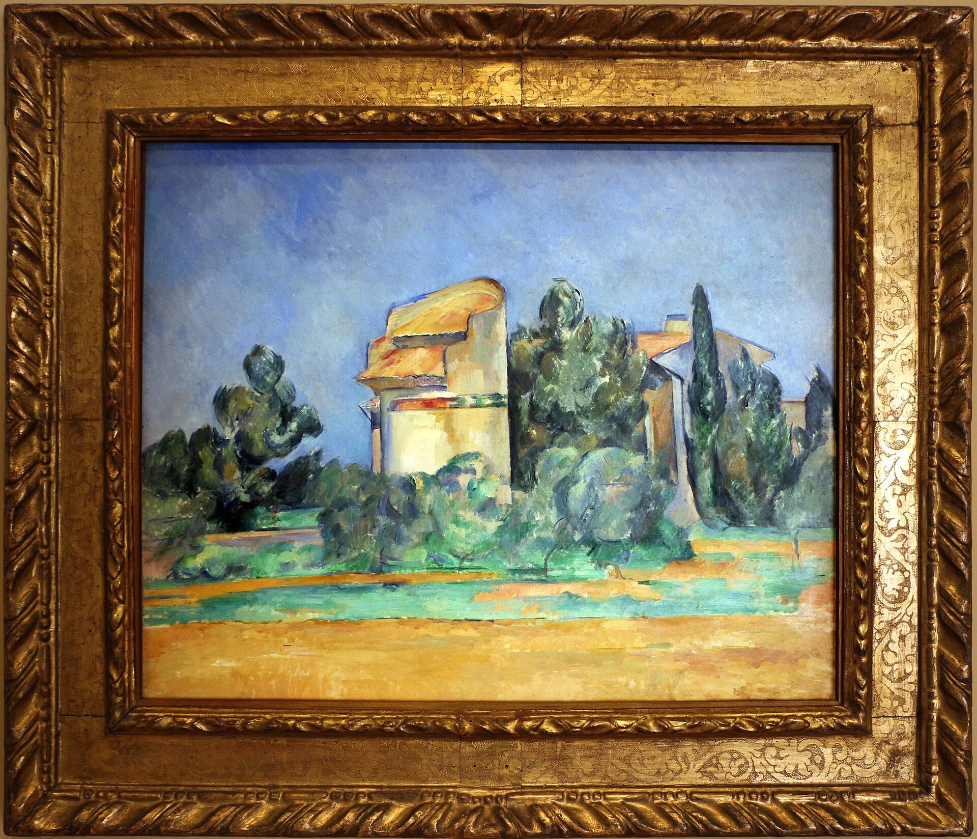 Duerhus fra Bellevue - Paul Cézanne