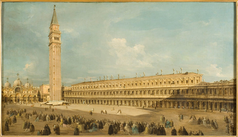 Pladsen Saint-Marc i Venedig - Francesco Guardi