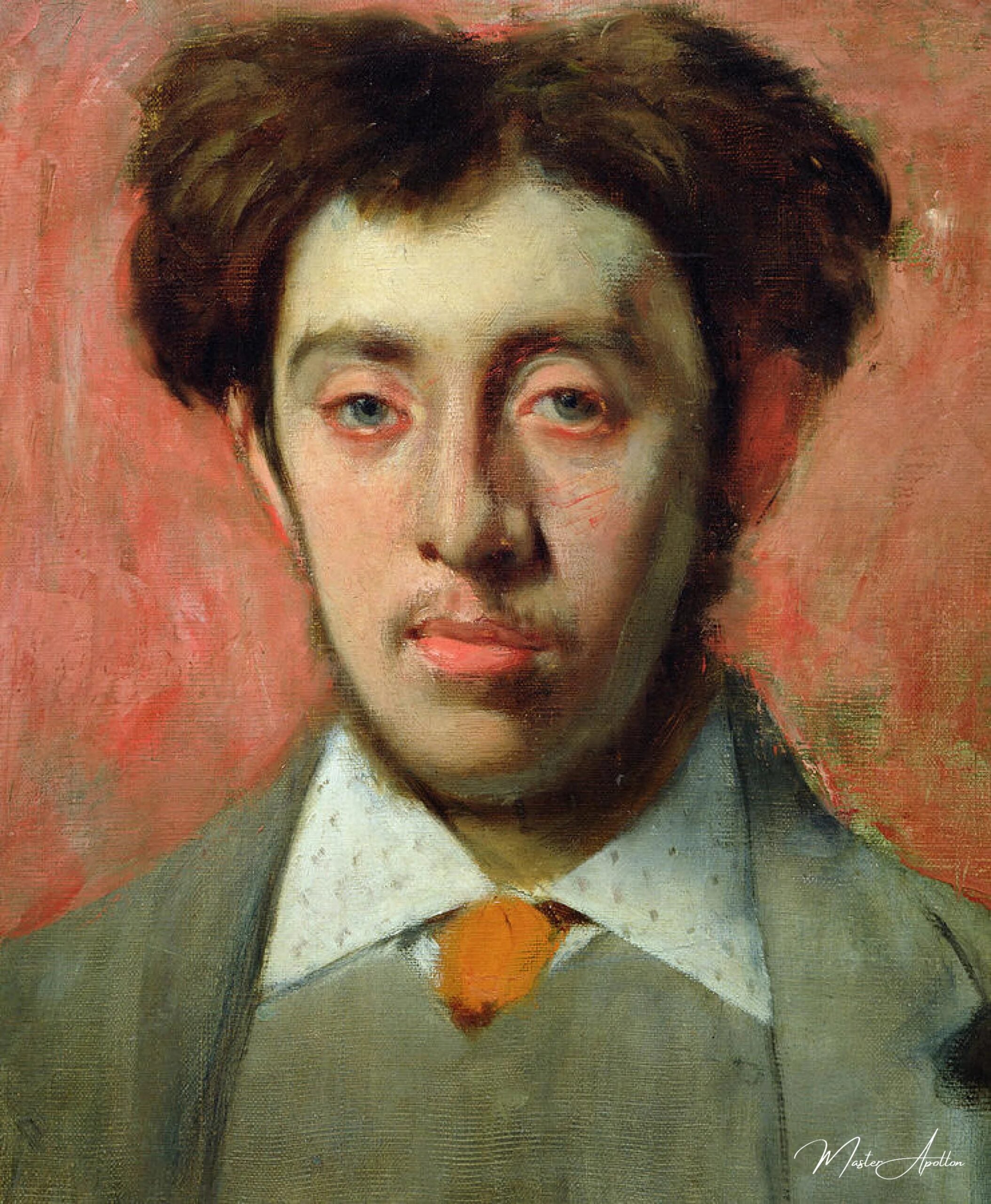 Portræt af Alberto Mélida - Edgar Degas