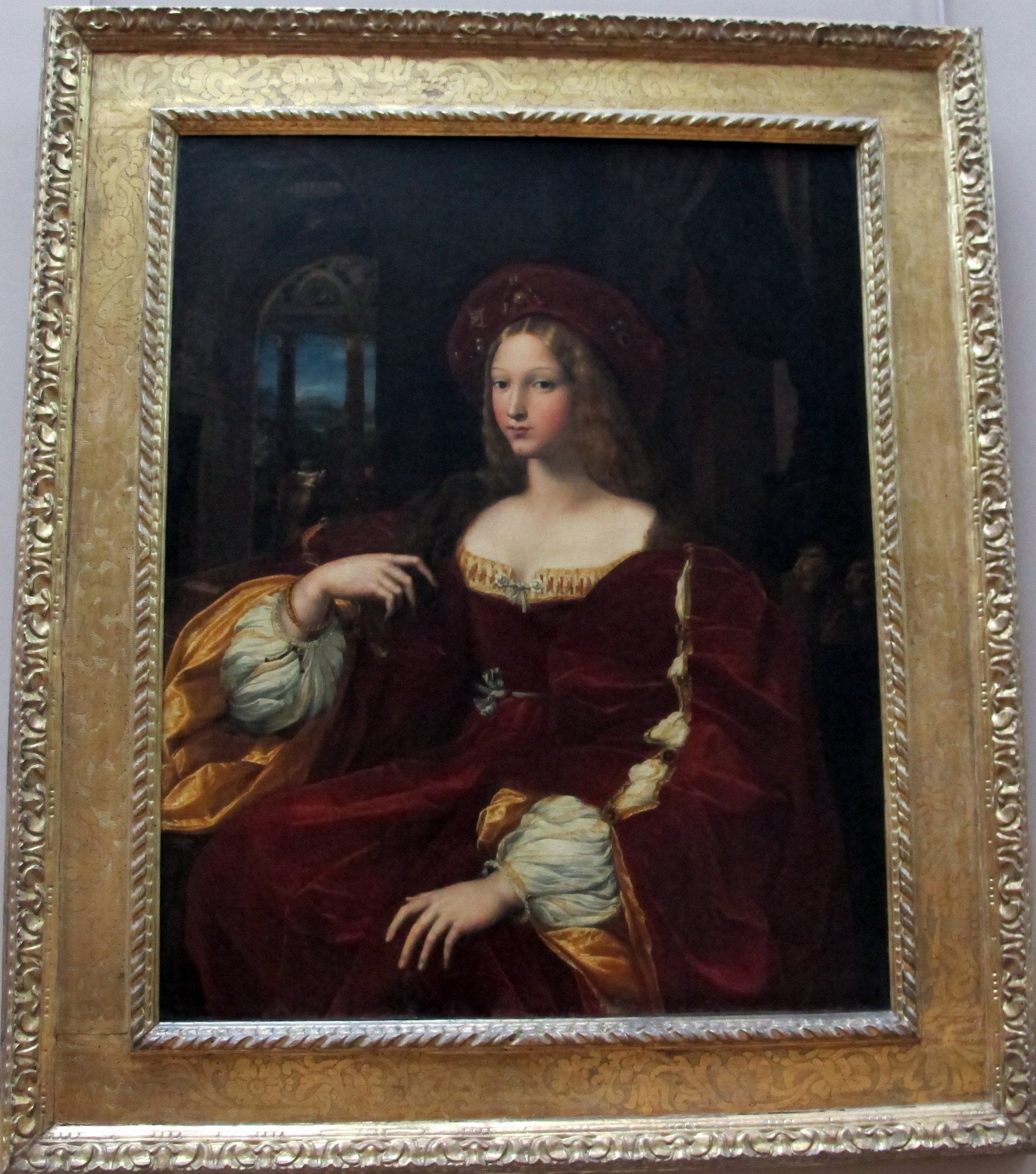 Portræt af Isabelle de Requesens, vice-dronning af Napoli - Raphael Sanzio