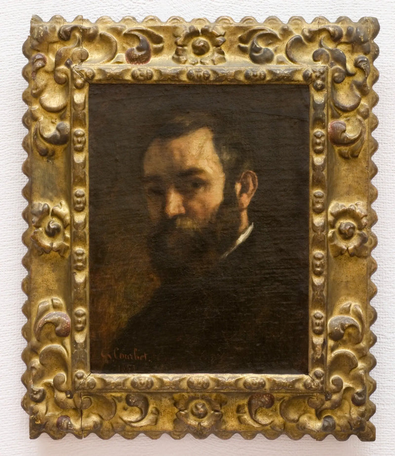 Portrait af mand - Gustave Courbet
