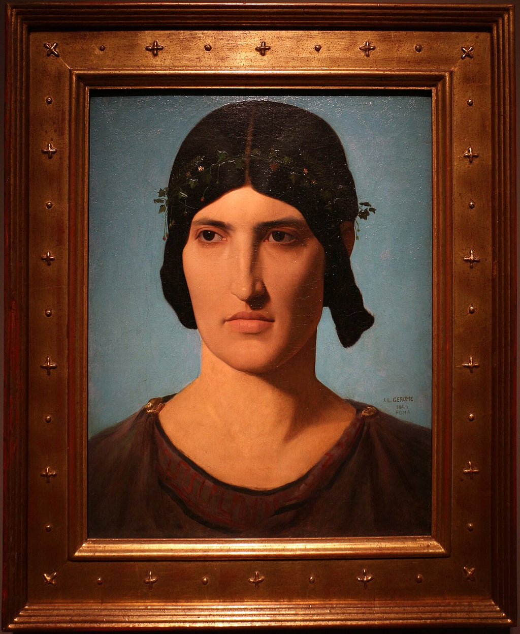 Portræt af en romersk kvinde - Jean-Léon Gérôme
