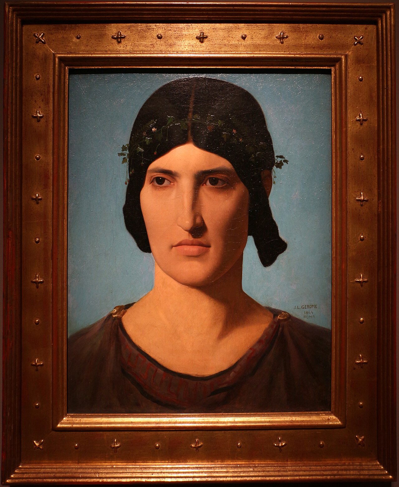 Portræt af en romersk kvinde - Jean-Léon Gérôme
