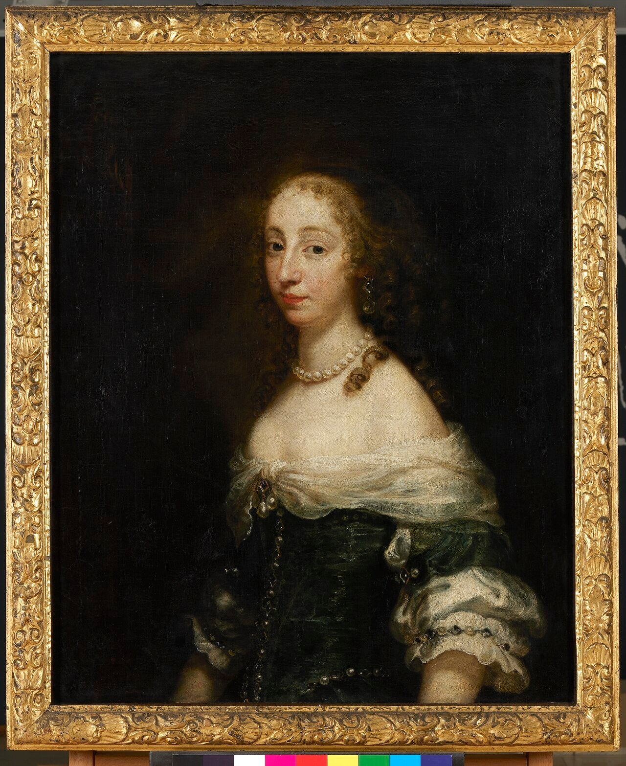 Portræt af en ukendt kvinde - Juste d'Egmont