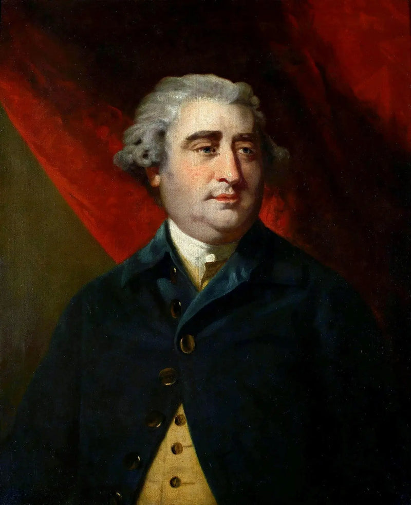 Portræt af Charles James Fox. - Joshua Reynolds