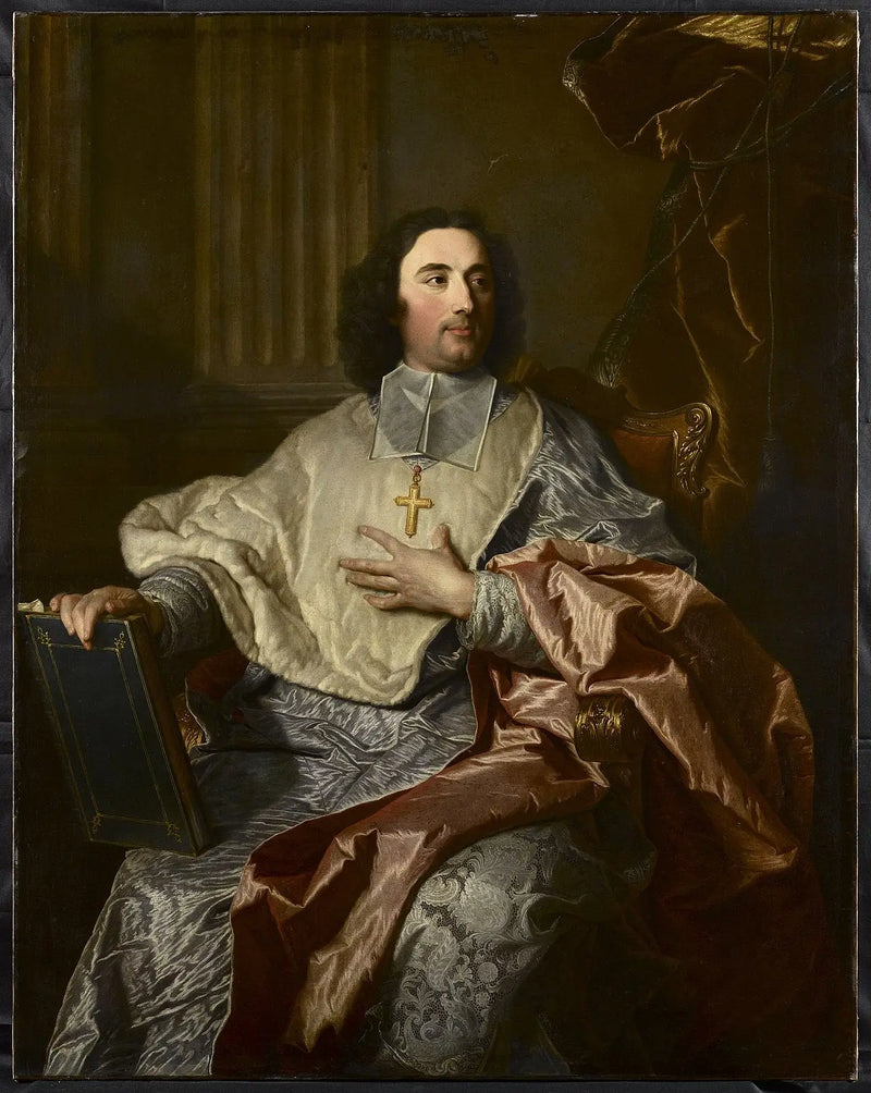 Portræt af Charles de Saint-Albin - Hyacinthe Rigaud