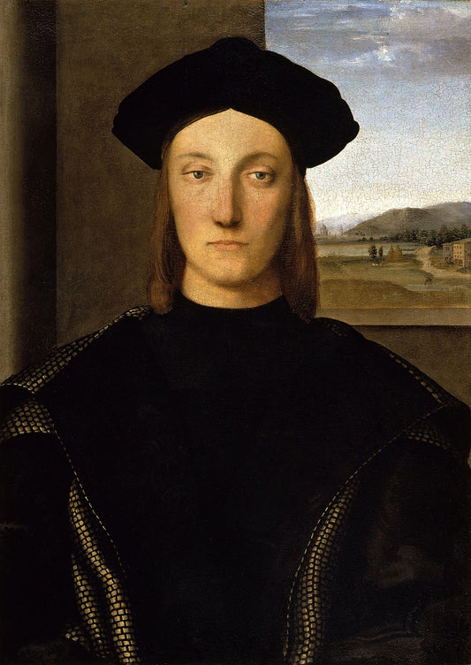 Reproduction du tableau « Portrait de Guidobaldo Ier de Montefeltro - Raphaël Sanzio » par Alpha Reproduction en peinture à l’huile