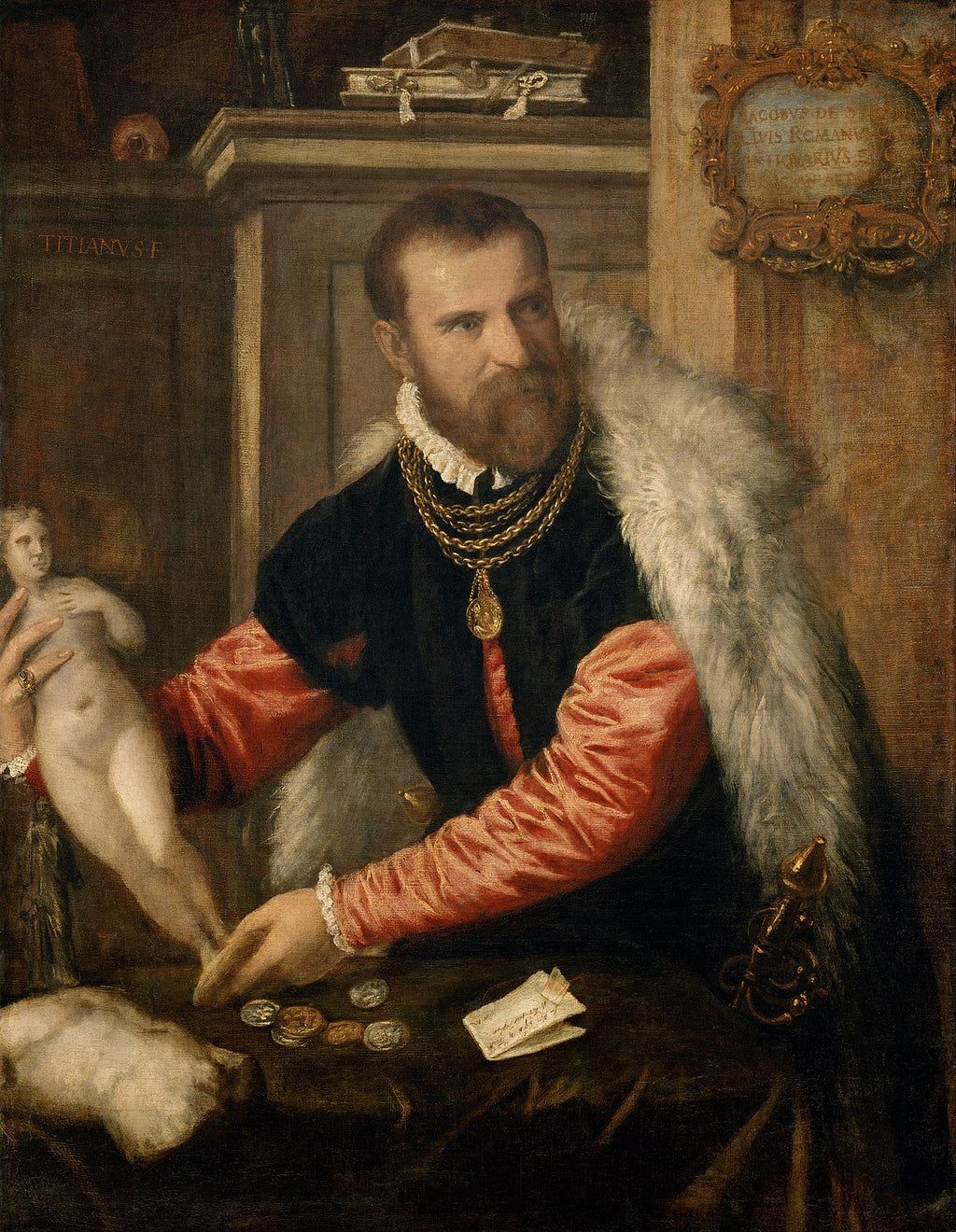 Portrait de Jacopo Strada - Titian