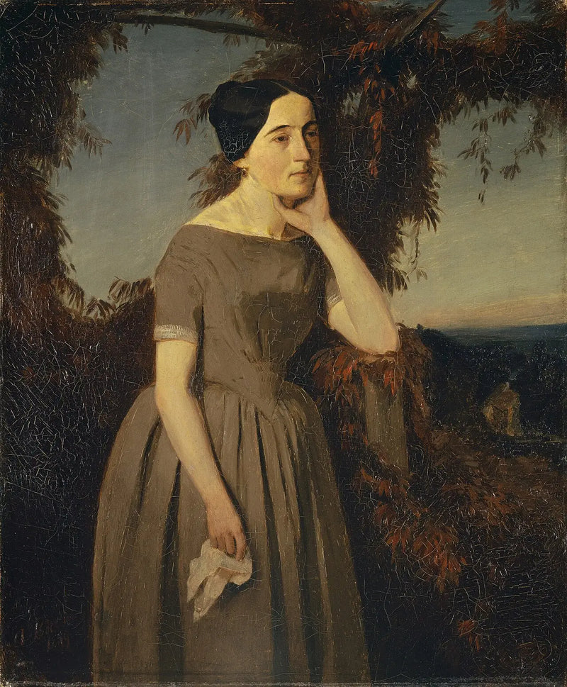Portræt af Louisa Schmid - Arnold Bøcklin