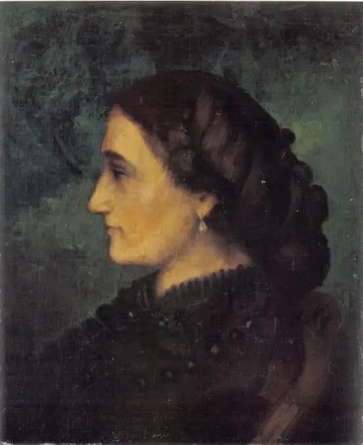 Madame Joliclerc-portræt - Gustave Courbet