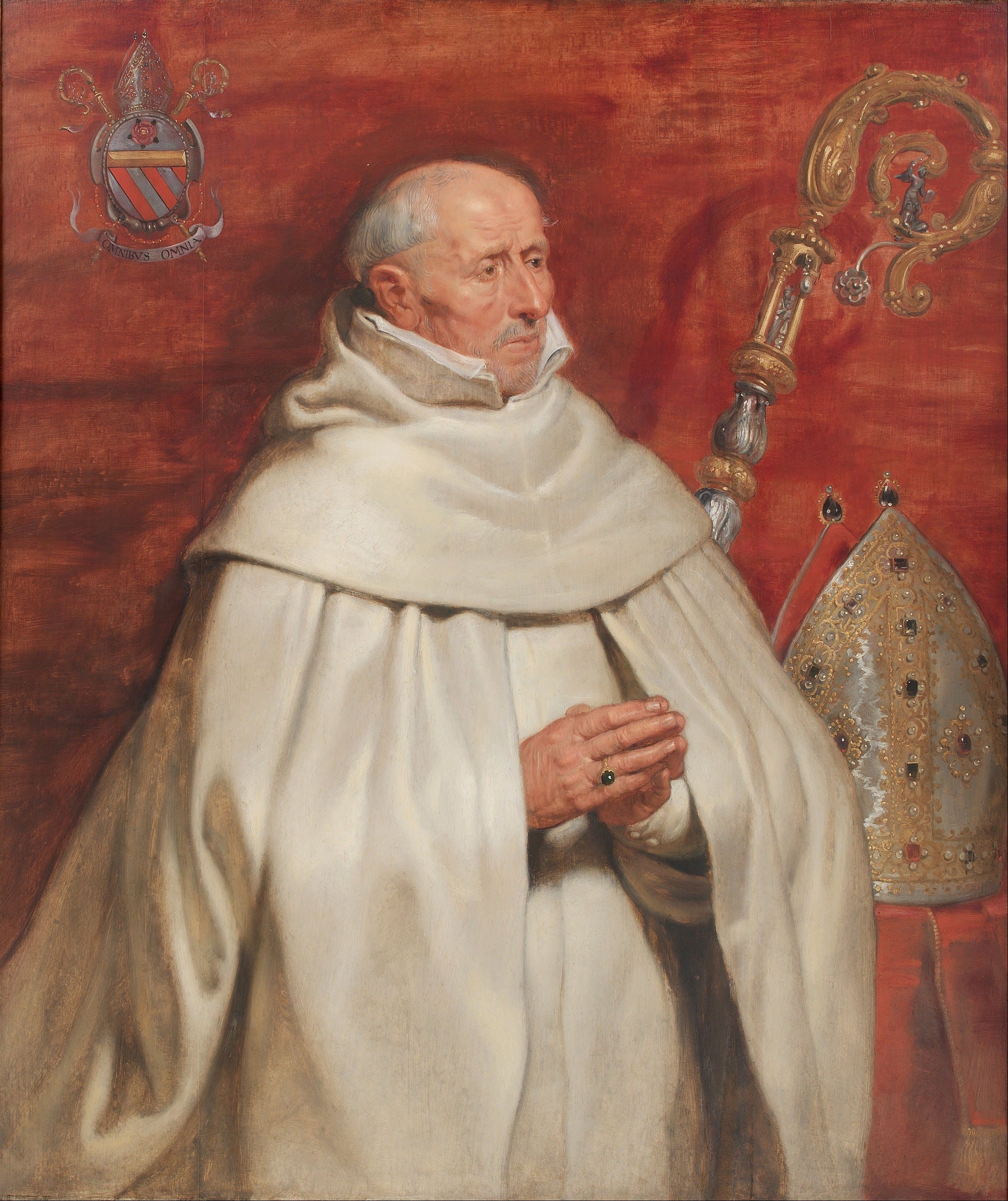Portrait af Matthaeus Yrsselius (1541-1629), abbed af Saint-Michel-klosteret i Antwerpen - Peter Paul Rubens
