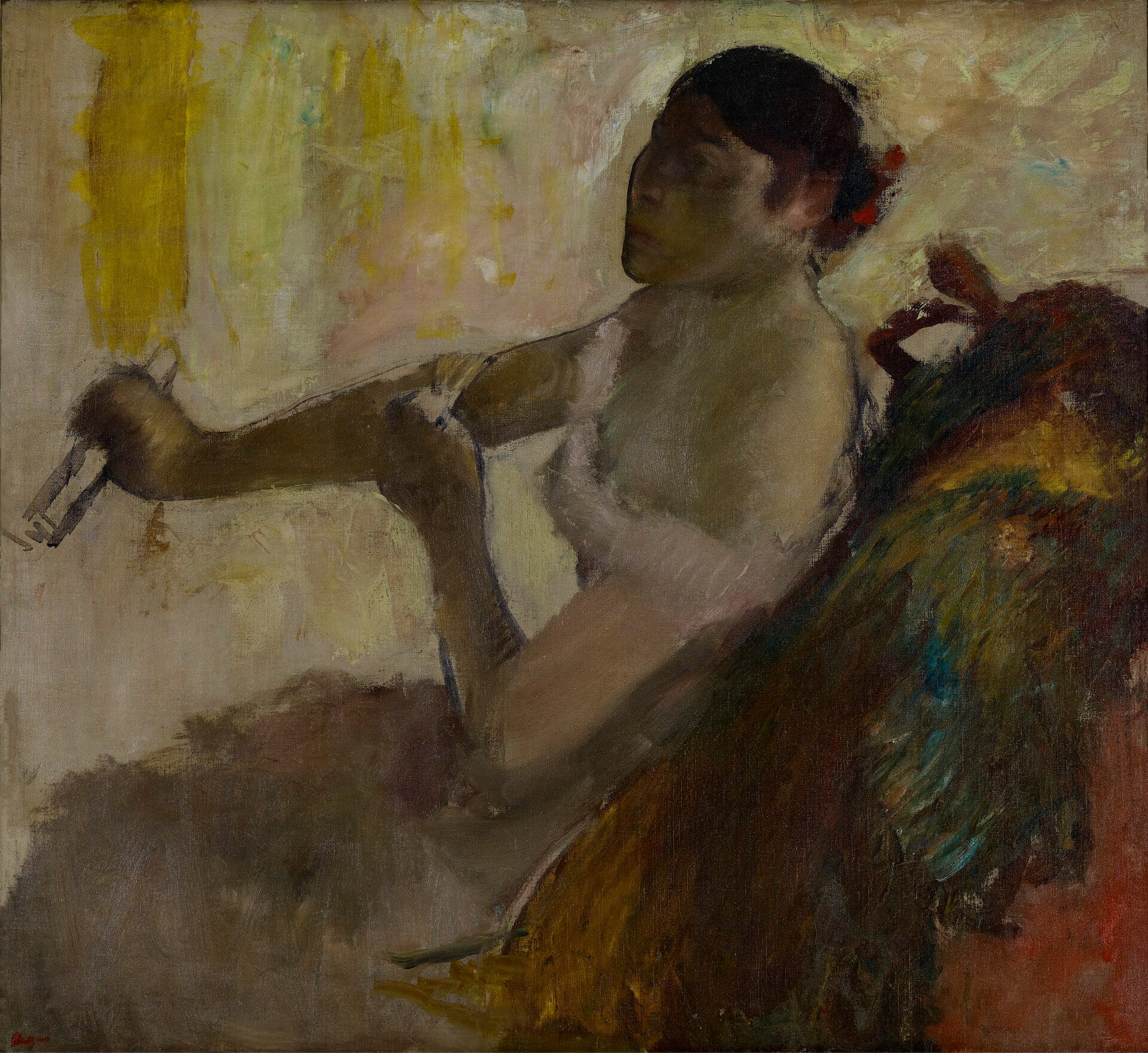 Portræt af frøken Rose Caron - Edgar Degas
