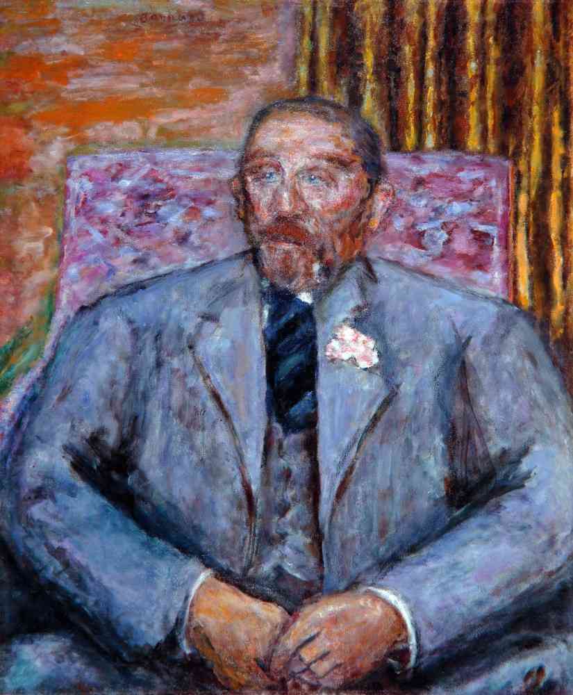 Reproduction du tableau « Portrait de Monsieur Monteux - Pierre Bonnard » par Alpha Reproduction en peinture à l’huile