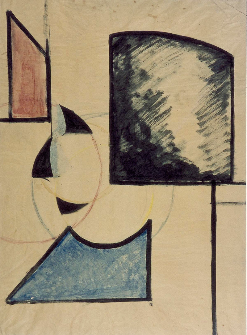 Portrait de Pétro - Theo van Doesburg
