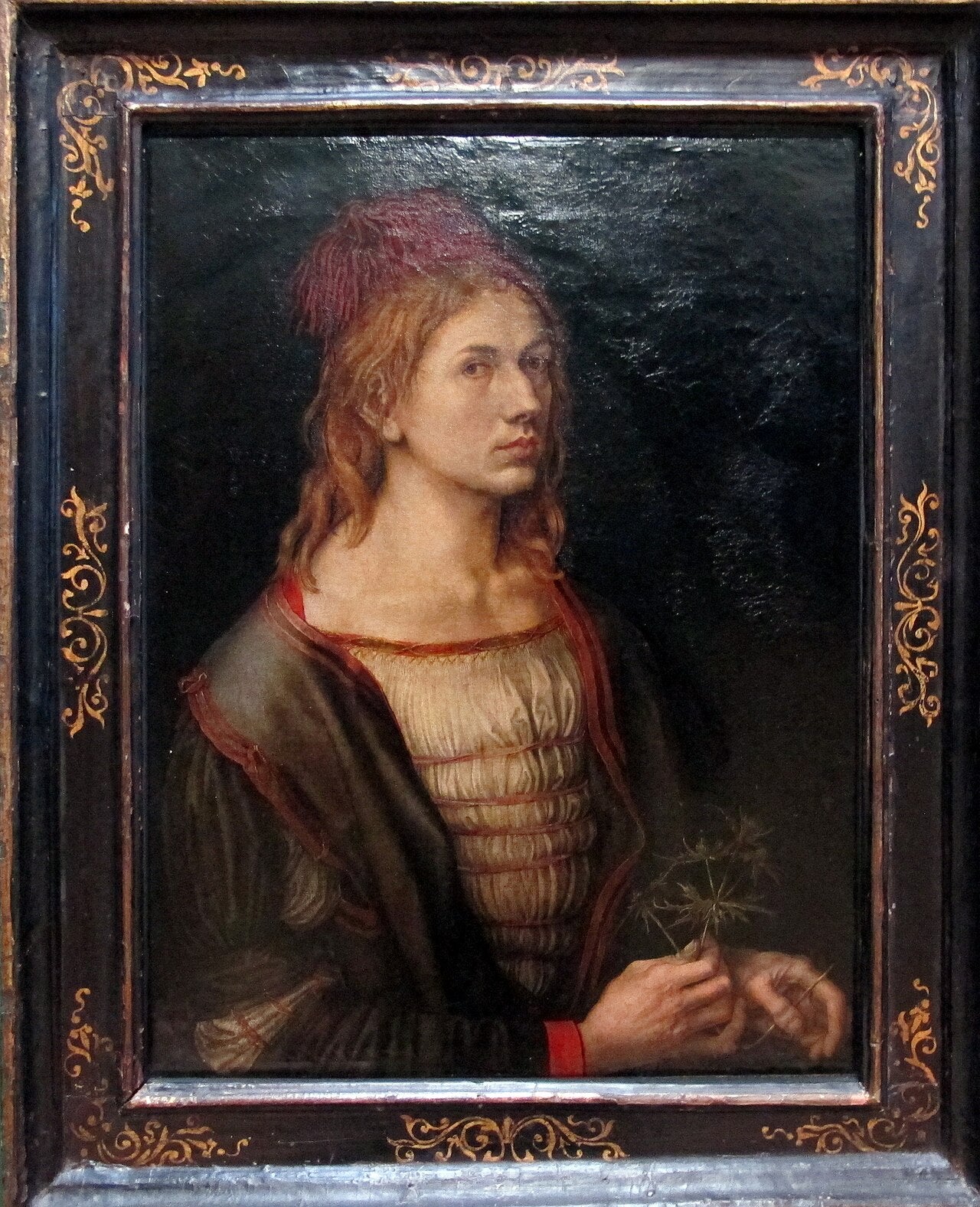 Portræt af den leje kunstner en tidsel - Albrecht Dürer