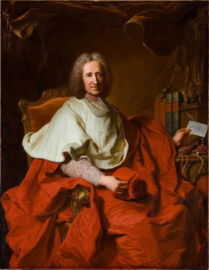 Portræt af kardinal Guillaume Dubois - Hyacinthe Rigaud