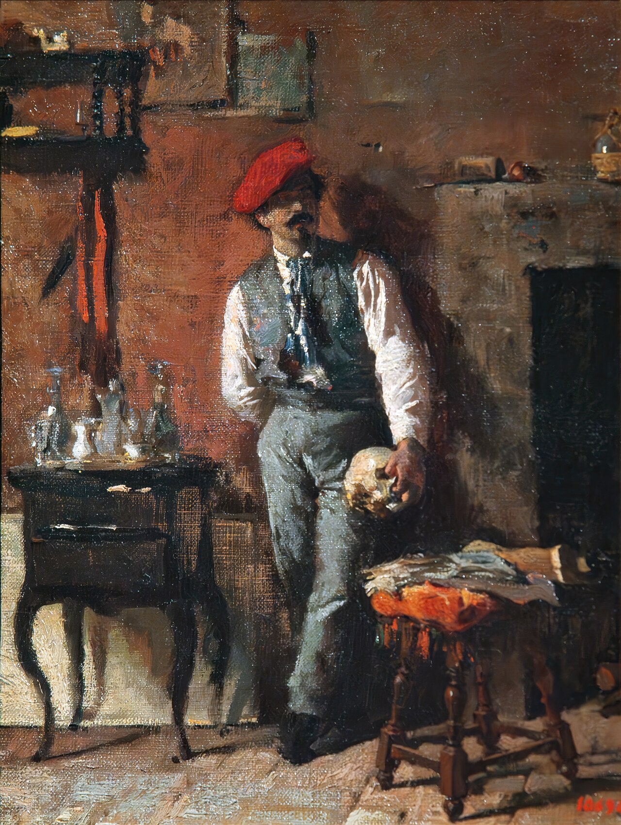 Portrait du sculpteur Jeroni Suñol - Mariano Fortuny Marsal