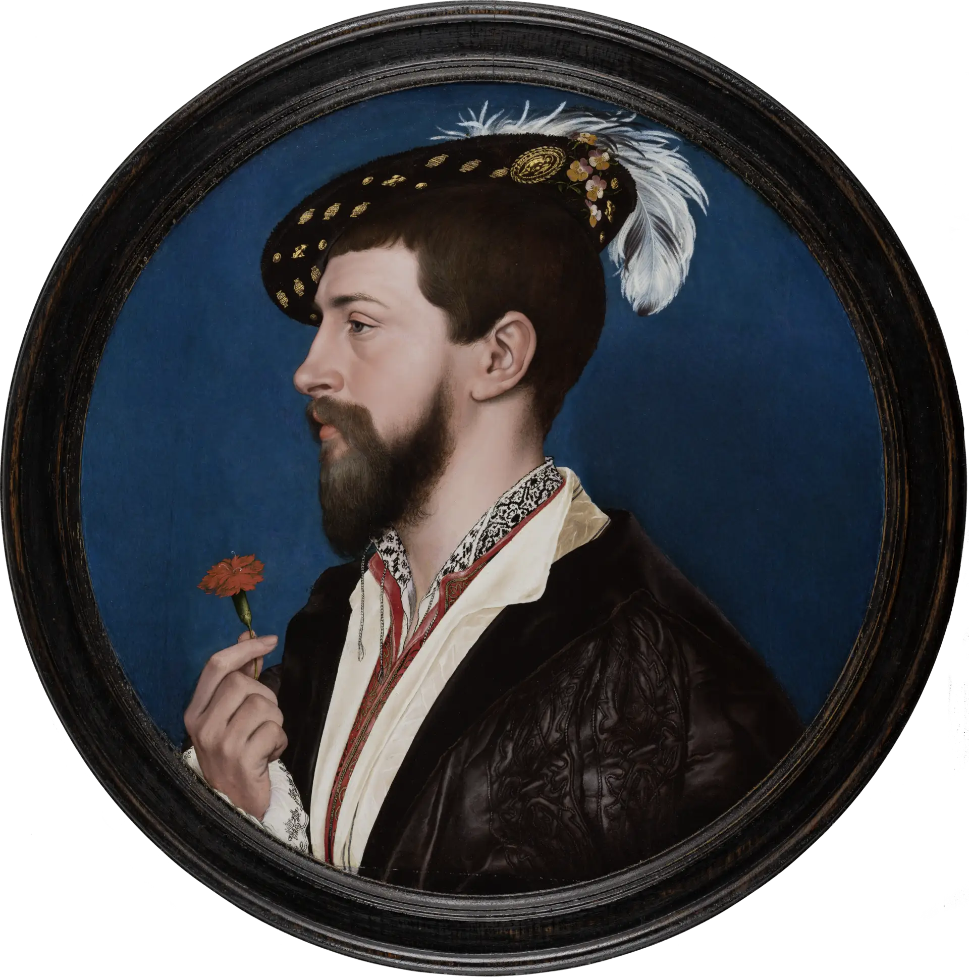 Portrait of Simon George of Cornwall - Hans Holbein le Jeune - Alpha Reproduction