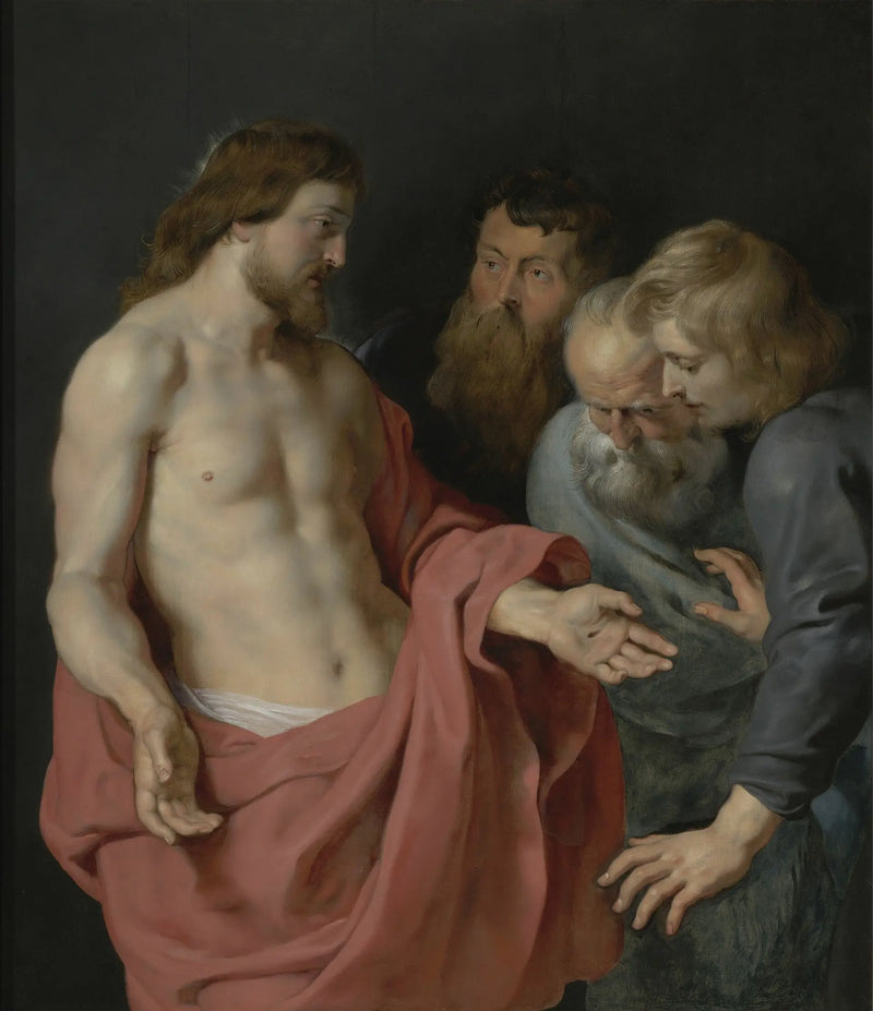 Første optræden af Kristus for apostlene - Peter Paul Rubens