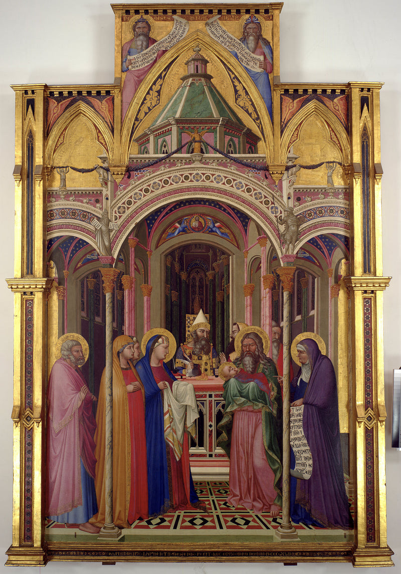 Præsentation af Jesus i Templet - Ambrogio Lorenzetti