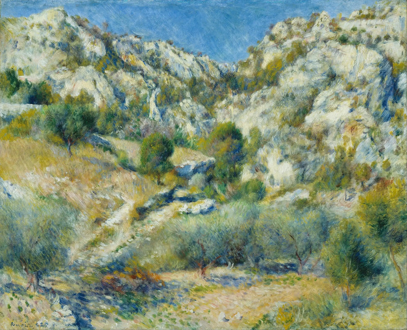 Klipperne ved l'Estaque - Pierre-Auguste Renoir
