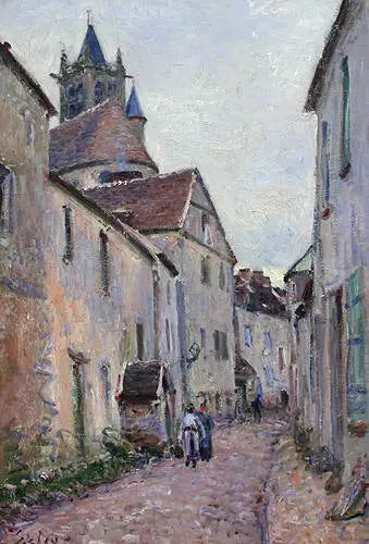 Rue de la garveri i Moret-sur-Loing - Alfred Sisley