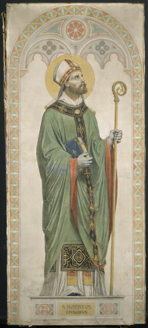 Sankt Robert, eller Rupert, biskop af Worms - Jean-Auguste-Dominique Ingres