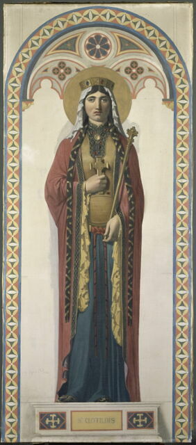 Sankt Clotilde, Clovis' kone - Jean-Auguste-Dominique Ingres