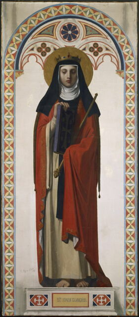 Sankt Radegonde fra Poitiers - Jean-Auguste-Dominique Ingres