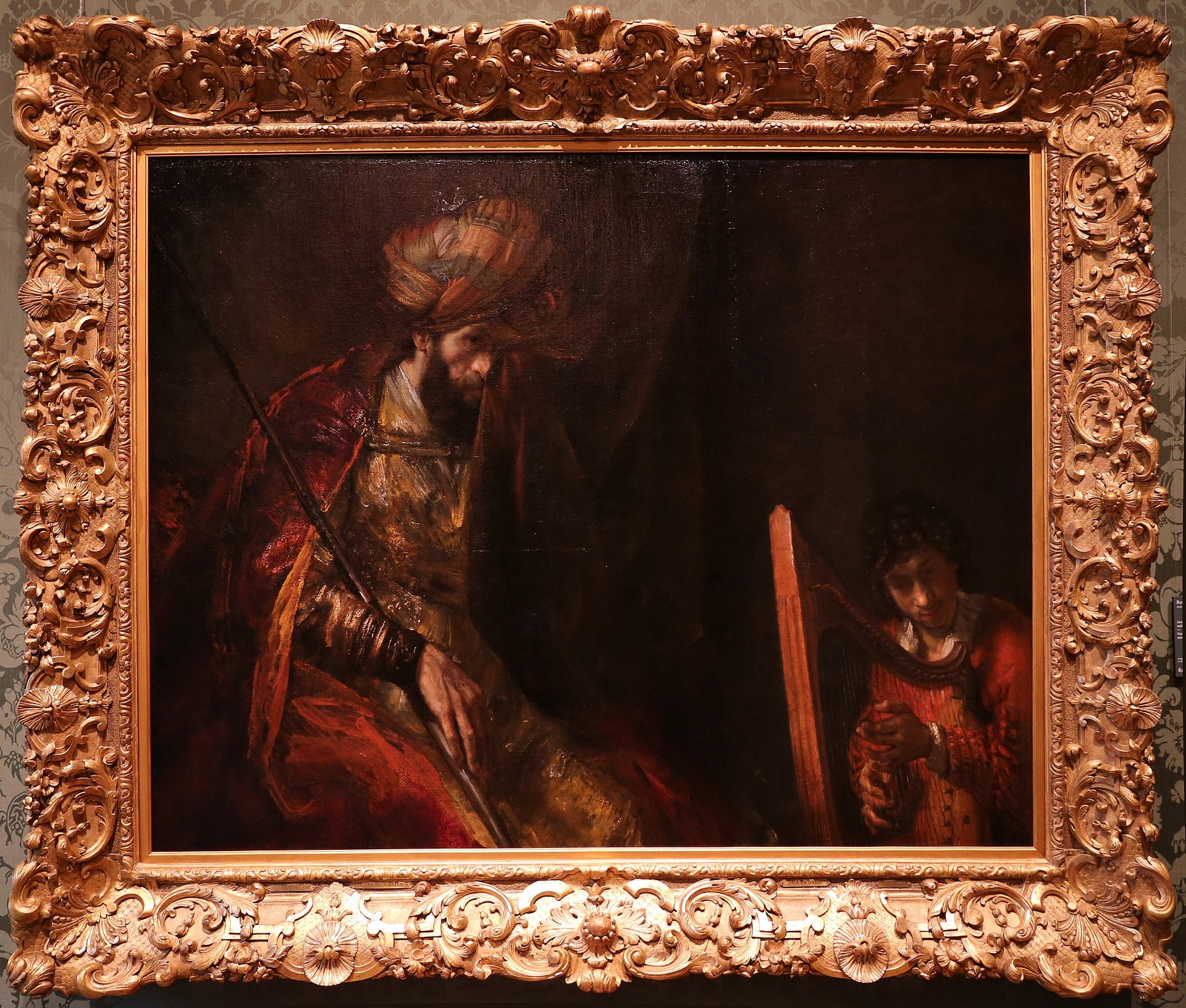 Saul og David - Rembrandt