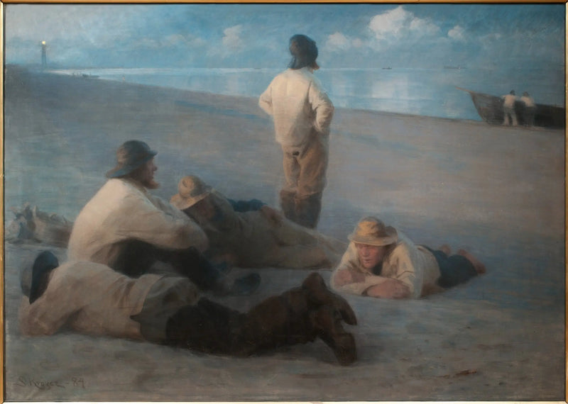 Sommeraften på Skagen-stranden - Peder Severin Krøyer