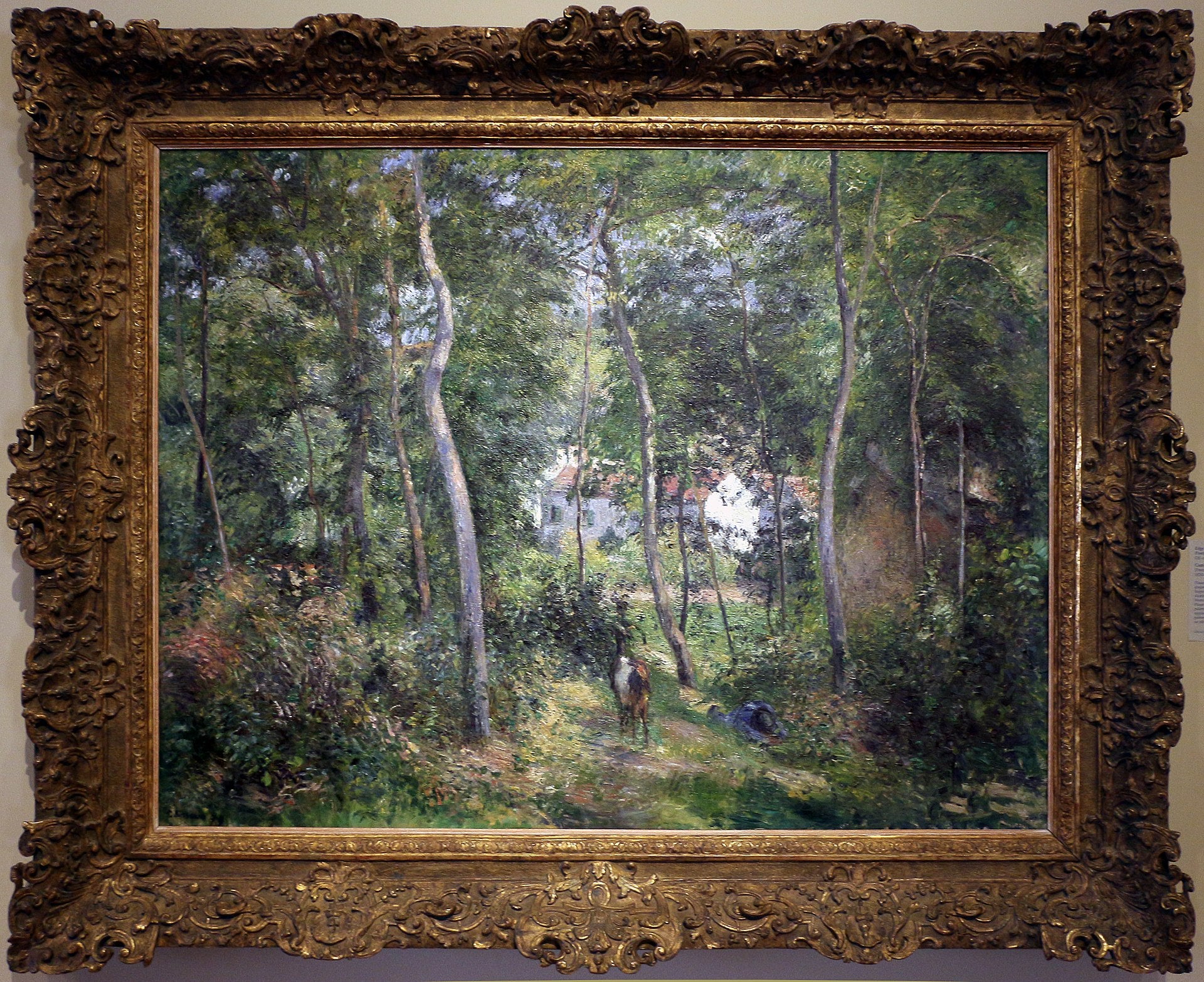 Underbush ved Hermitage, Pontoise / Bunden af Hermitage - Camille Pissarro