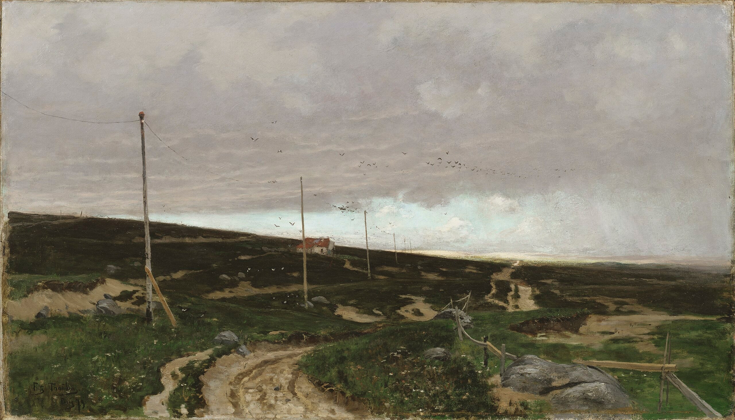 På kysten. Mønster fra Jæren, Norge - Frits Thaulow