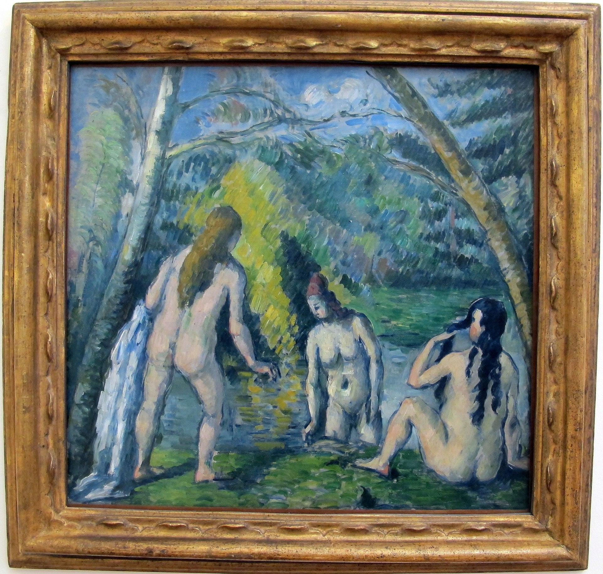 Tre badende - Paul Cézanne