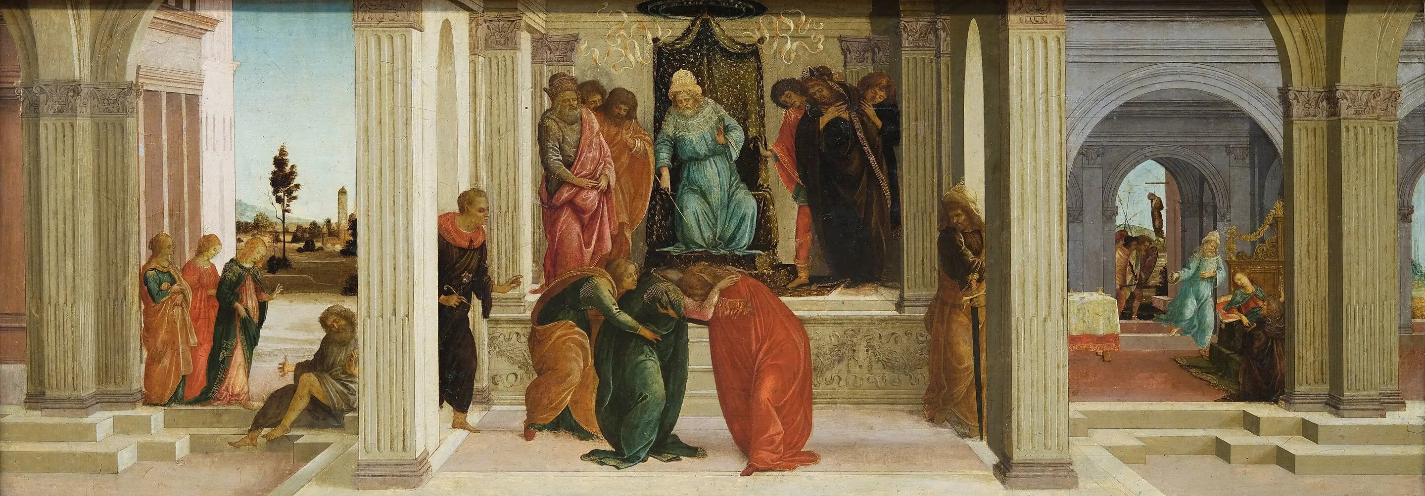 Trois scènes de l’histoire d’Esther - Filippino Lippi - Alpha Reproduction