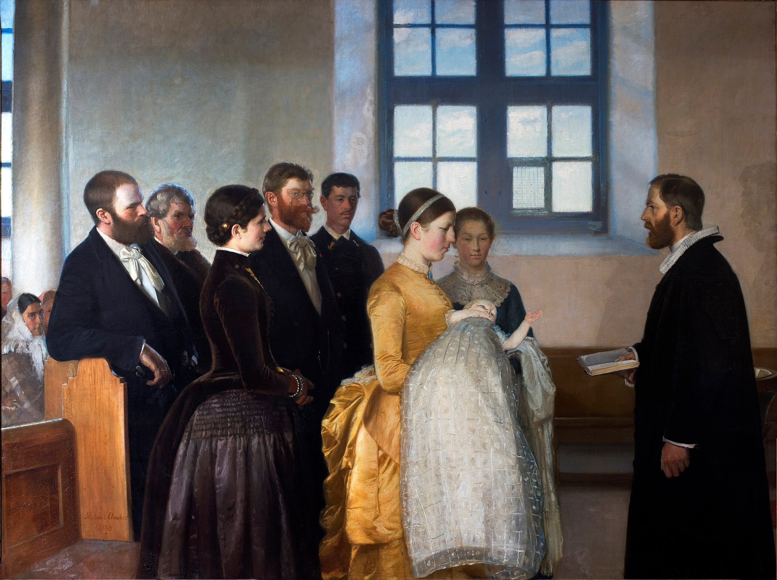 En dåb - Michael Peter Ancher