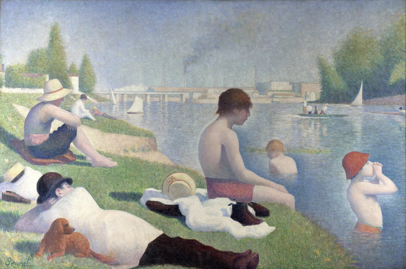 Et bad i Asnières - Georges Seurat