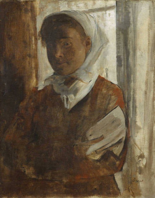 En landkvinde - Edgar Degas